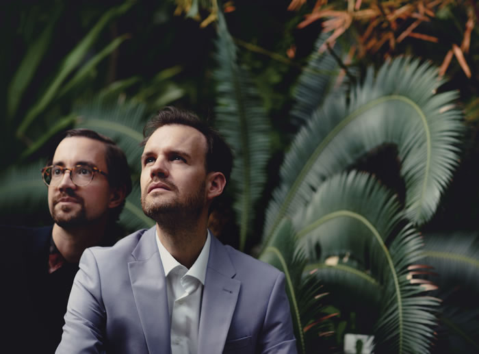 Dandies Of Earcandy – Poster showing Simon Steger and Martin Bach – photo: Marcus Engler
